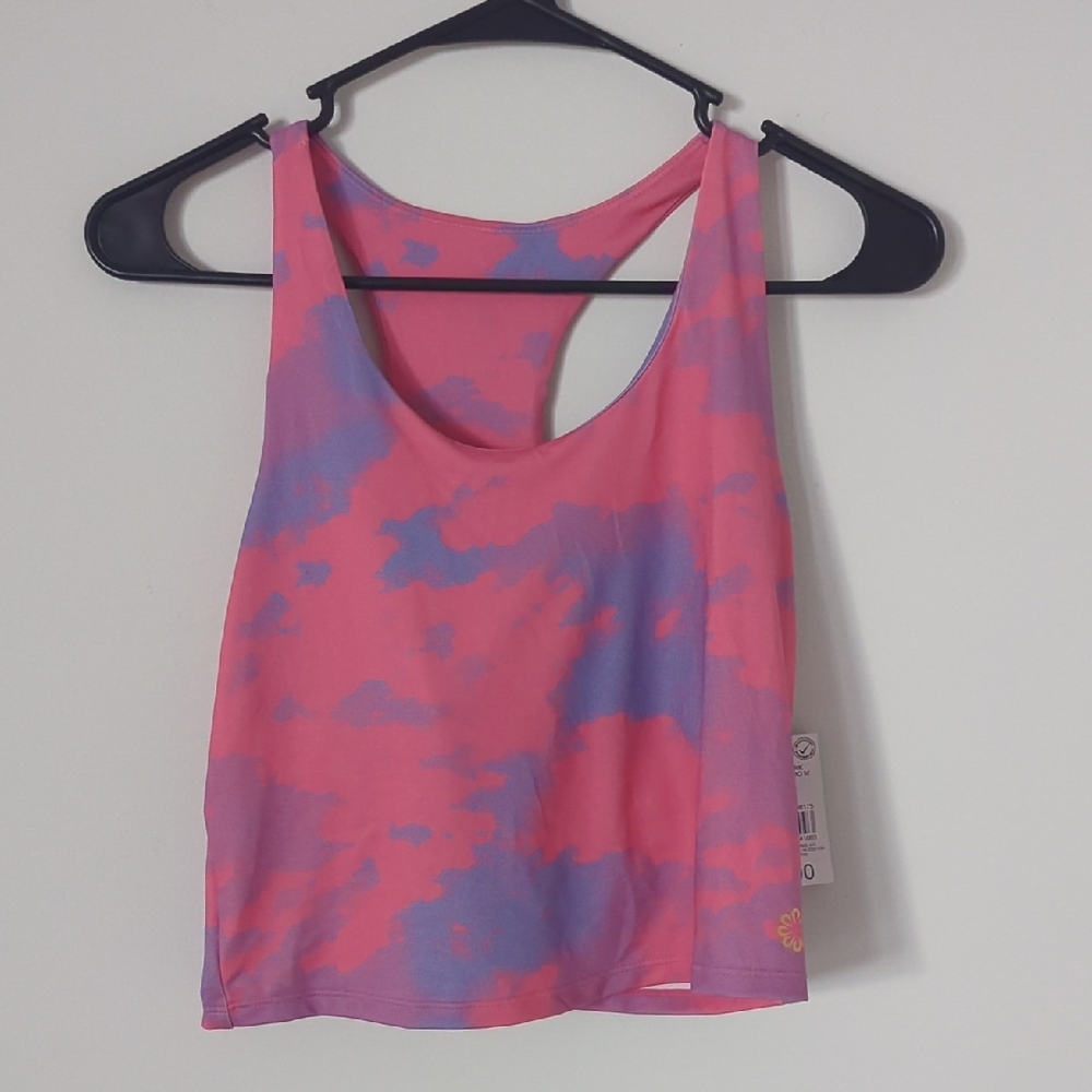 Pro Player Pink and Purple Top With Built In Bra